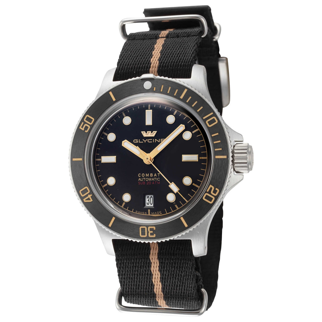 Glycine Combat Sub Box Ceramic Men's Watch GL0522