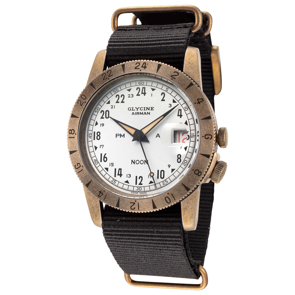 Glycine Airman Vintage Noon Purist Men's Watch GL0378