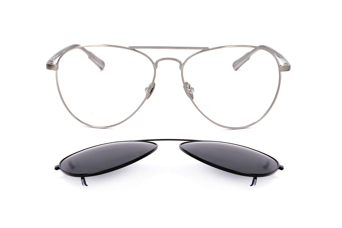 Kris Van Assche by Linda Farrow Men's Titanium Sunglasses
