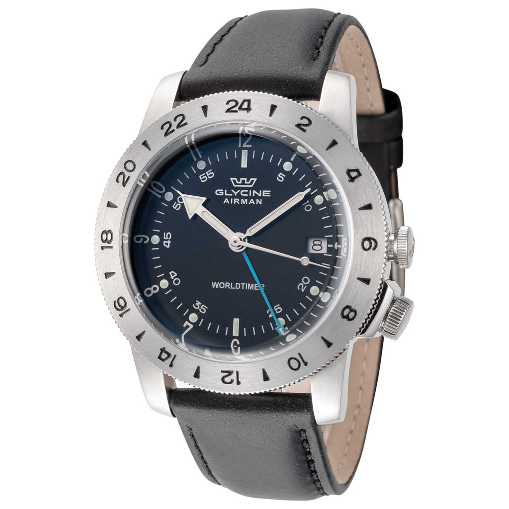 Glycine Airman Worldtimer GMT Men's Watch GL1048