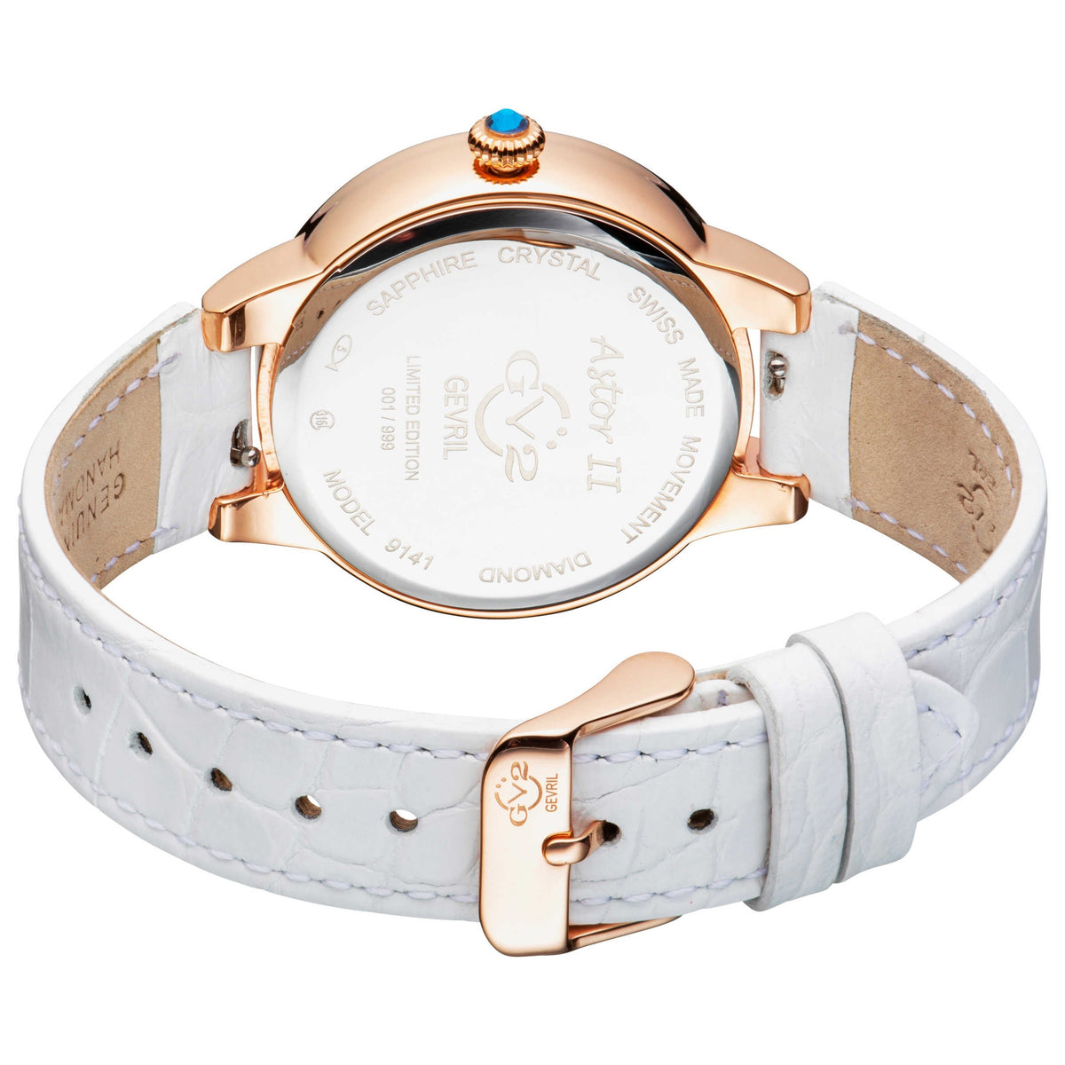 GV2 by Gevril Astor II Women's Watch 9141-L2