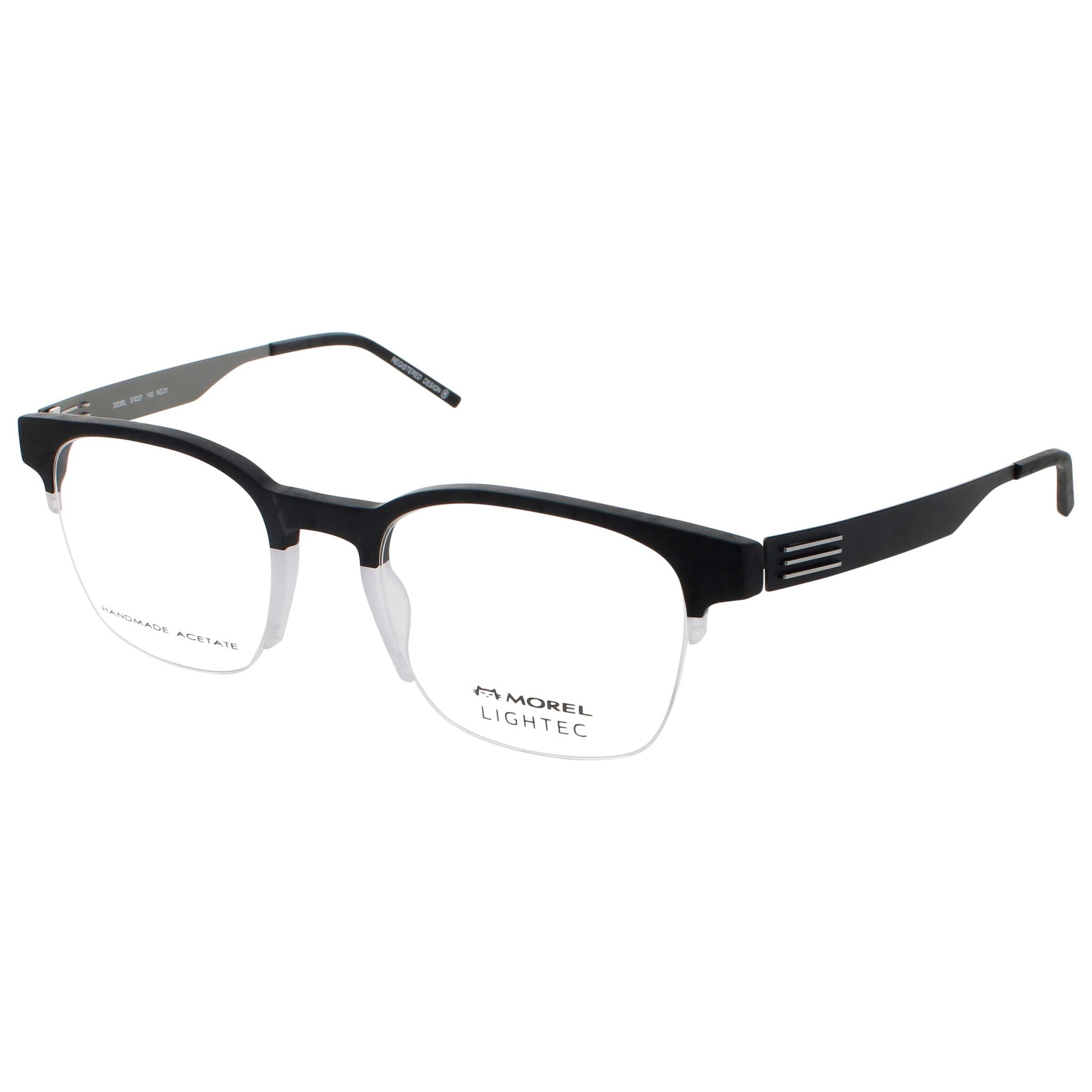 Lightec Men's Eyeglasses LIGHTEC-MOREL-30286L-NG01-51