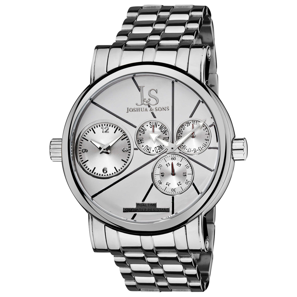 Joshua & Sons Men's Quartz Watch JS-35-SS