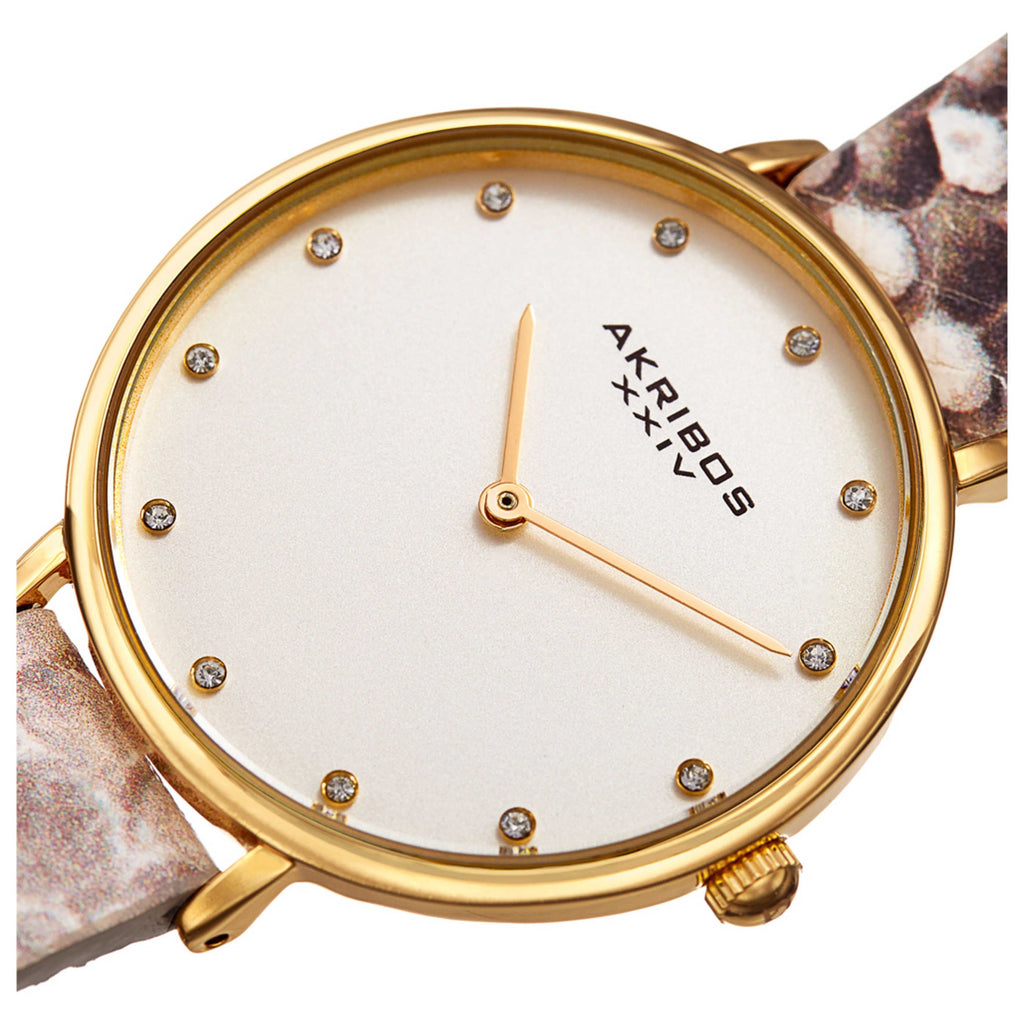 Akribos Xxiv Women's Watch AK923YGGY