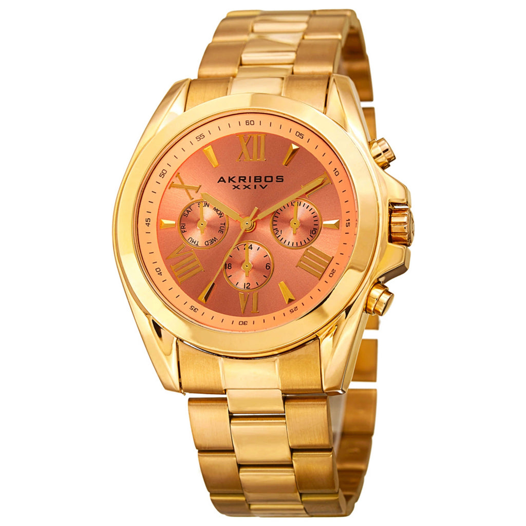 Akribos Xxiv Women's Watch AK951YGPCH