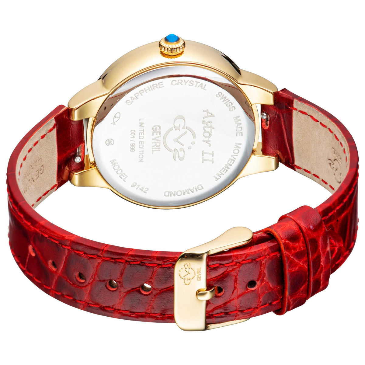 GV2 by Gevril Astor II Women's Watch 9142-L4
