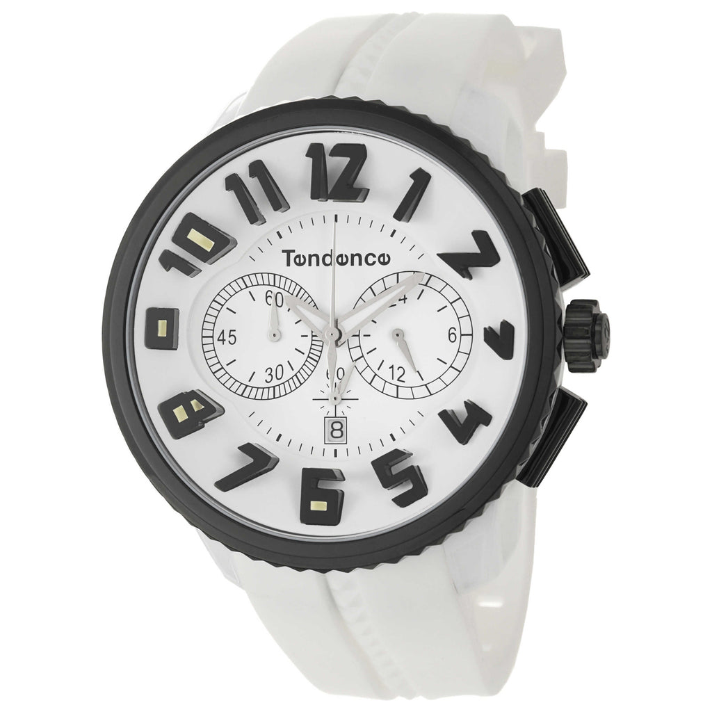 Tendence Gulliver Round Black & White Men's Watch 02046017