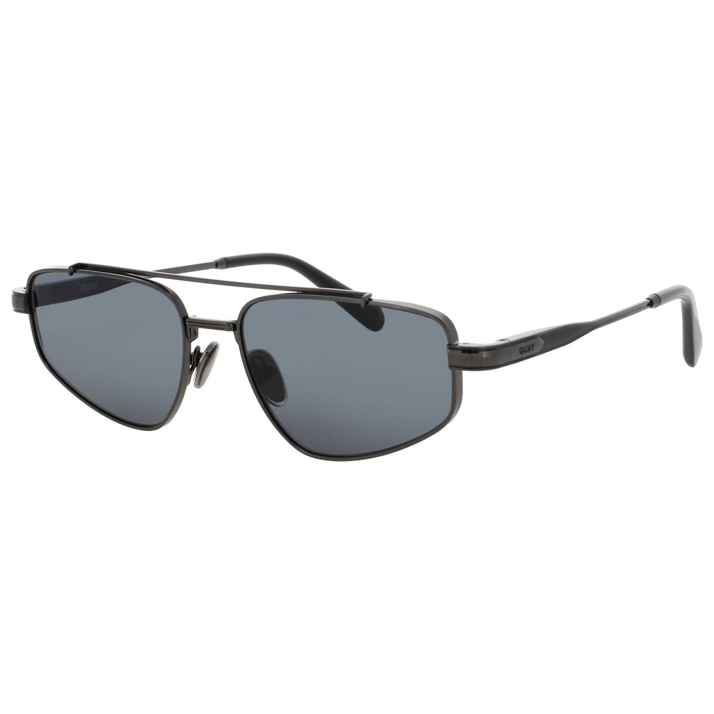 Quay Unisex Sunglasses QUAY-NO-NS-2339-GNMTL-SMK