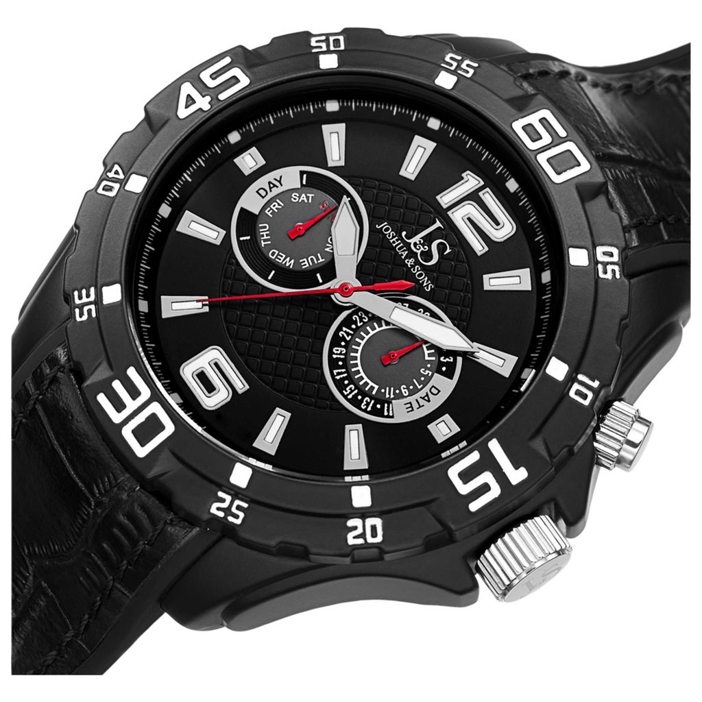 Joshua & Sons Men's Watch JS79BK