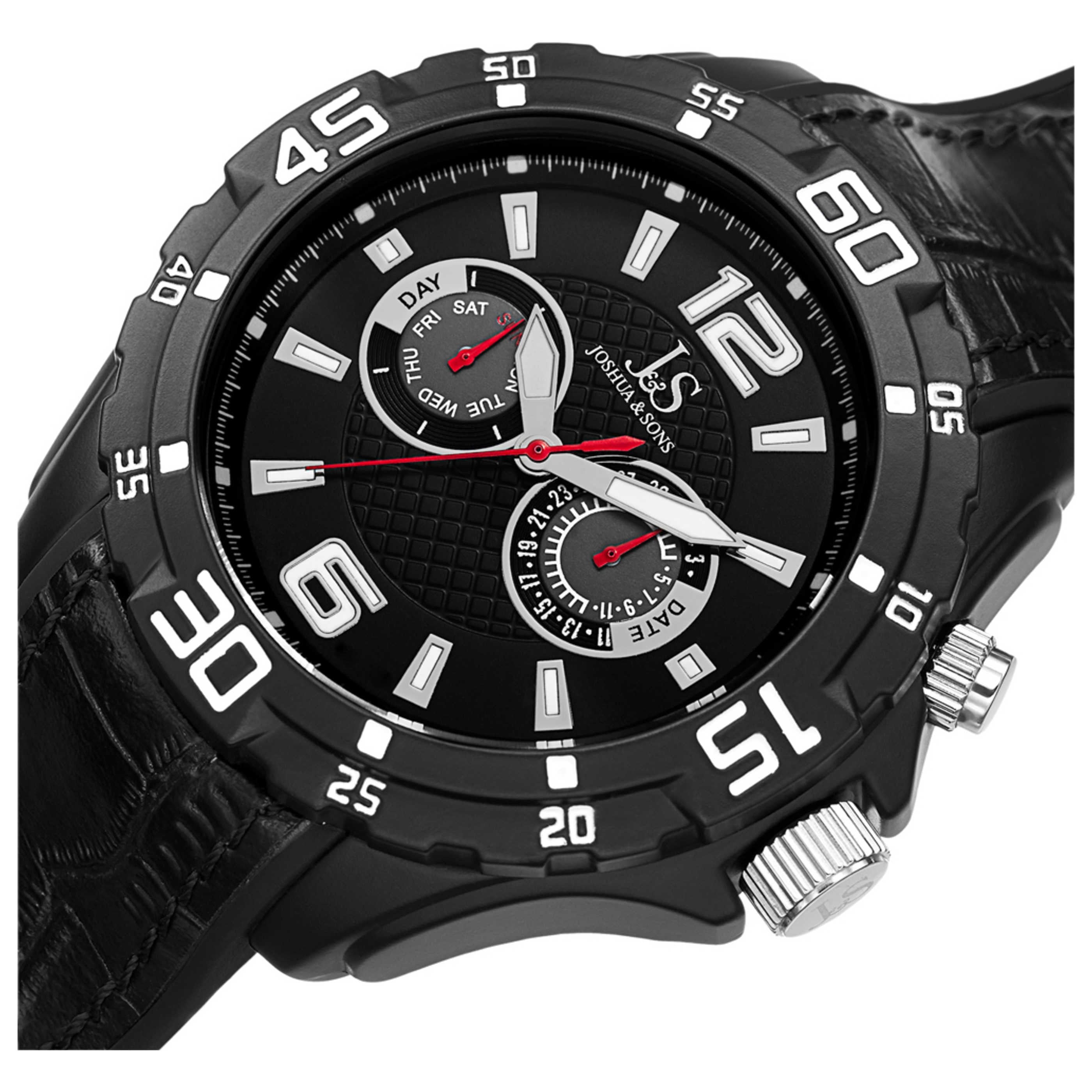 Joshua & Sons Men's Watch JS79BK