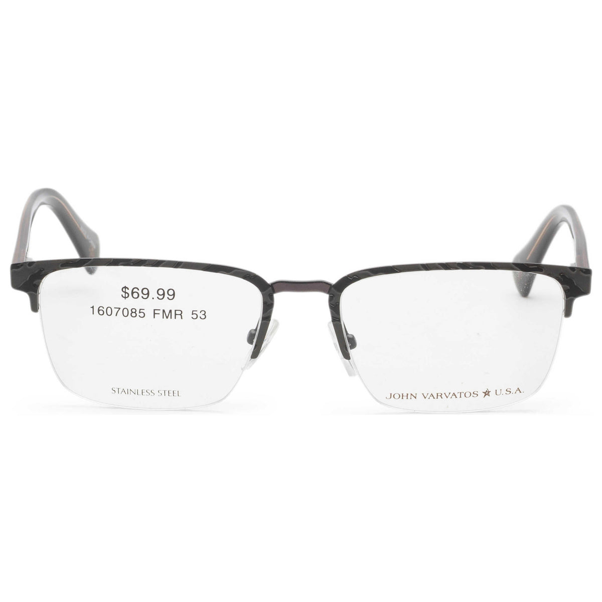 John Varvatos Men's Eyeglasses VJVC007530BLA