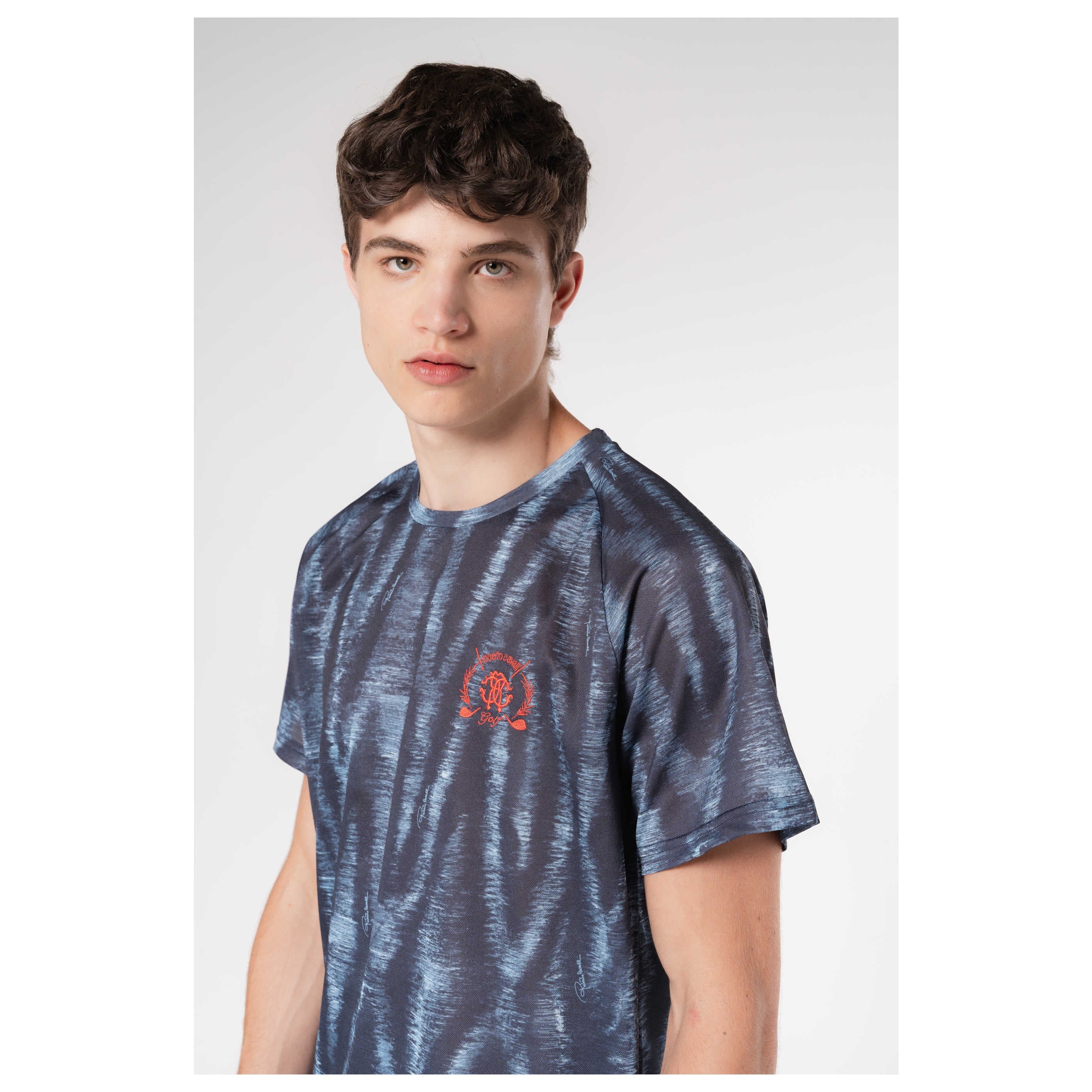 Roberto Cavalli Golf Men's Ergonomic T-Shirt