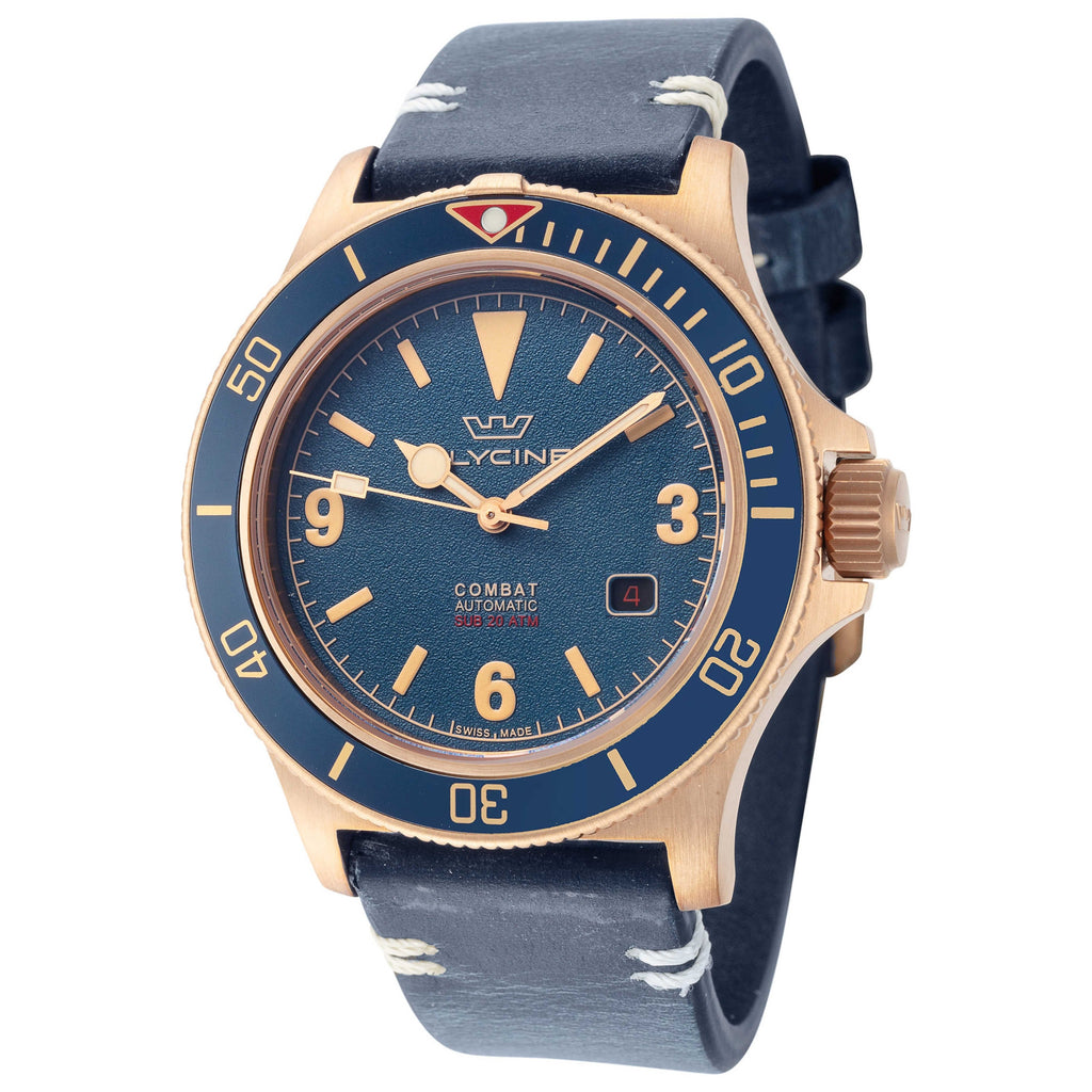 Glycine Combat Sub Bronze Vintage Men's Watch GL0421