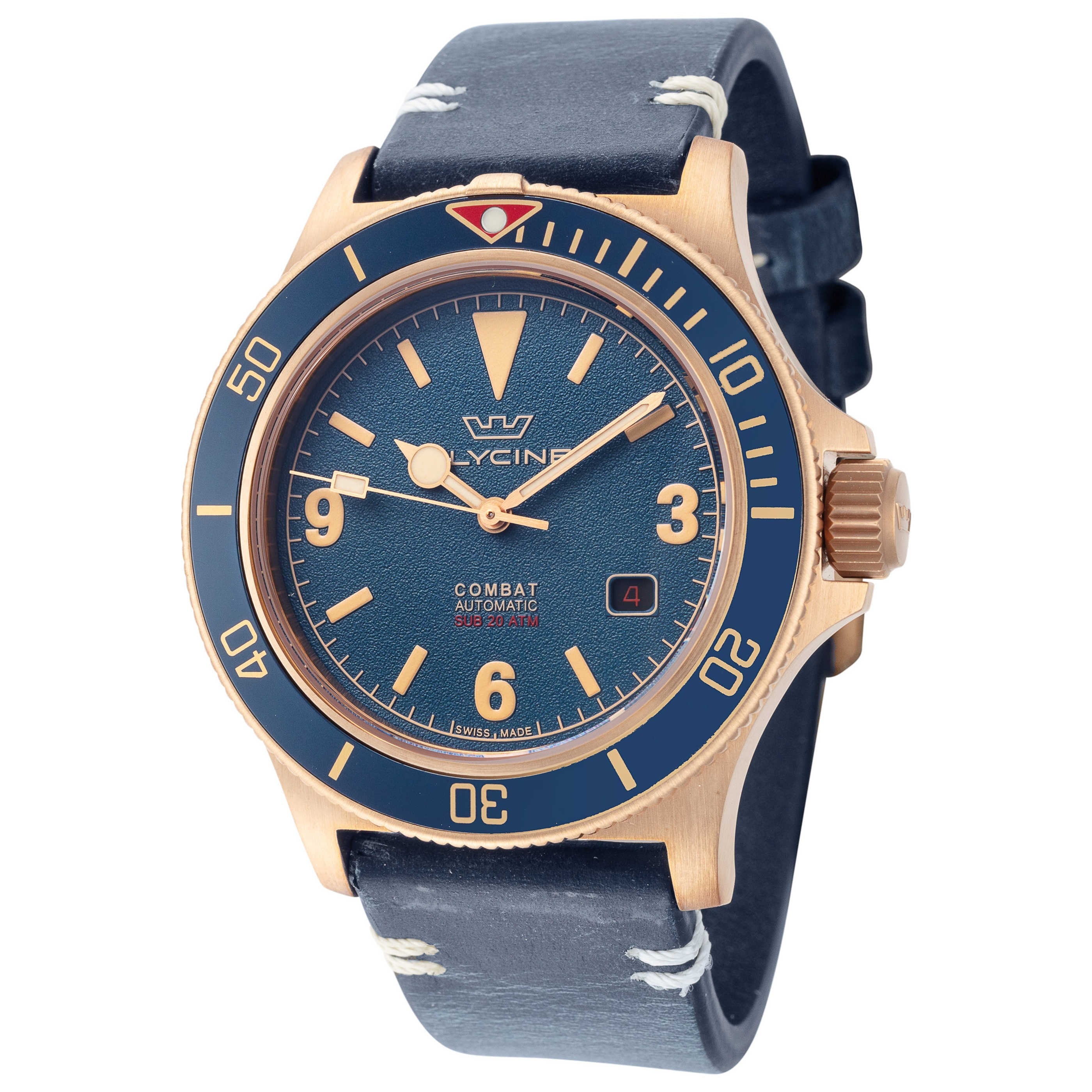 Glycine Combat Sub Bronze Vintage Men's Watch GL0421