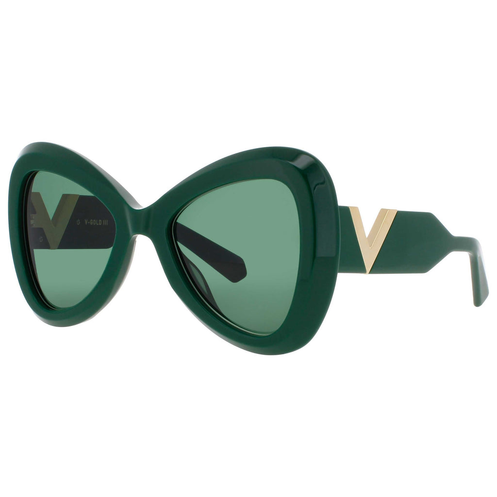 Valentino Unisex Sunglasses VALENTINO-V-GOLD-III-VLS-138C-53