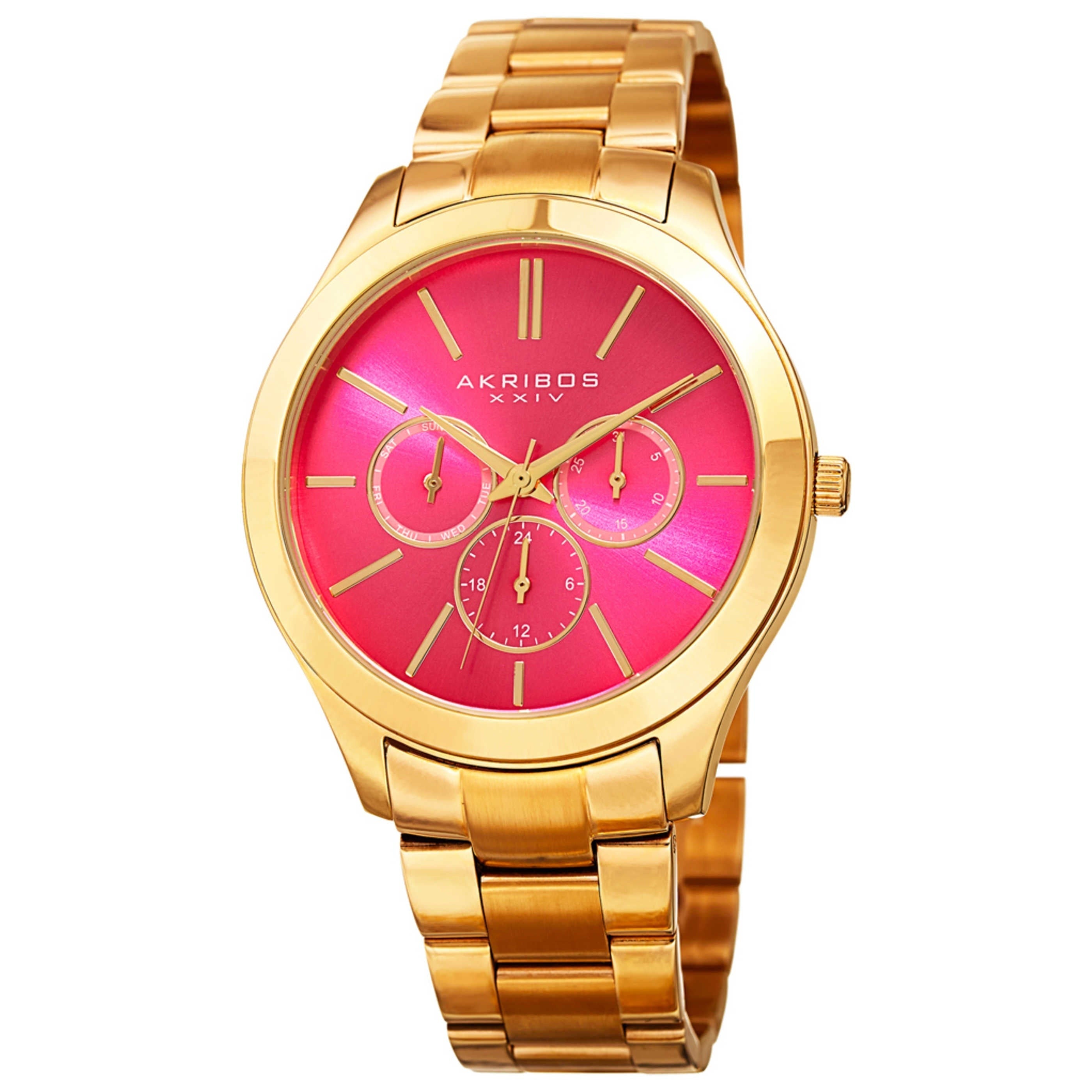 Akribos Xxiv Women's Watch AK952YGPK