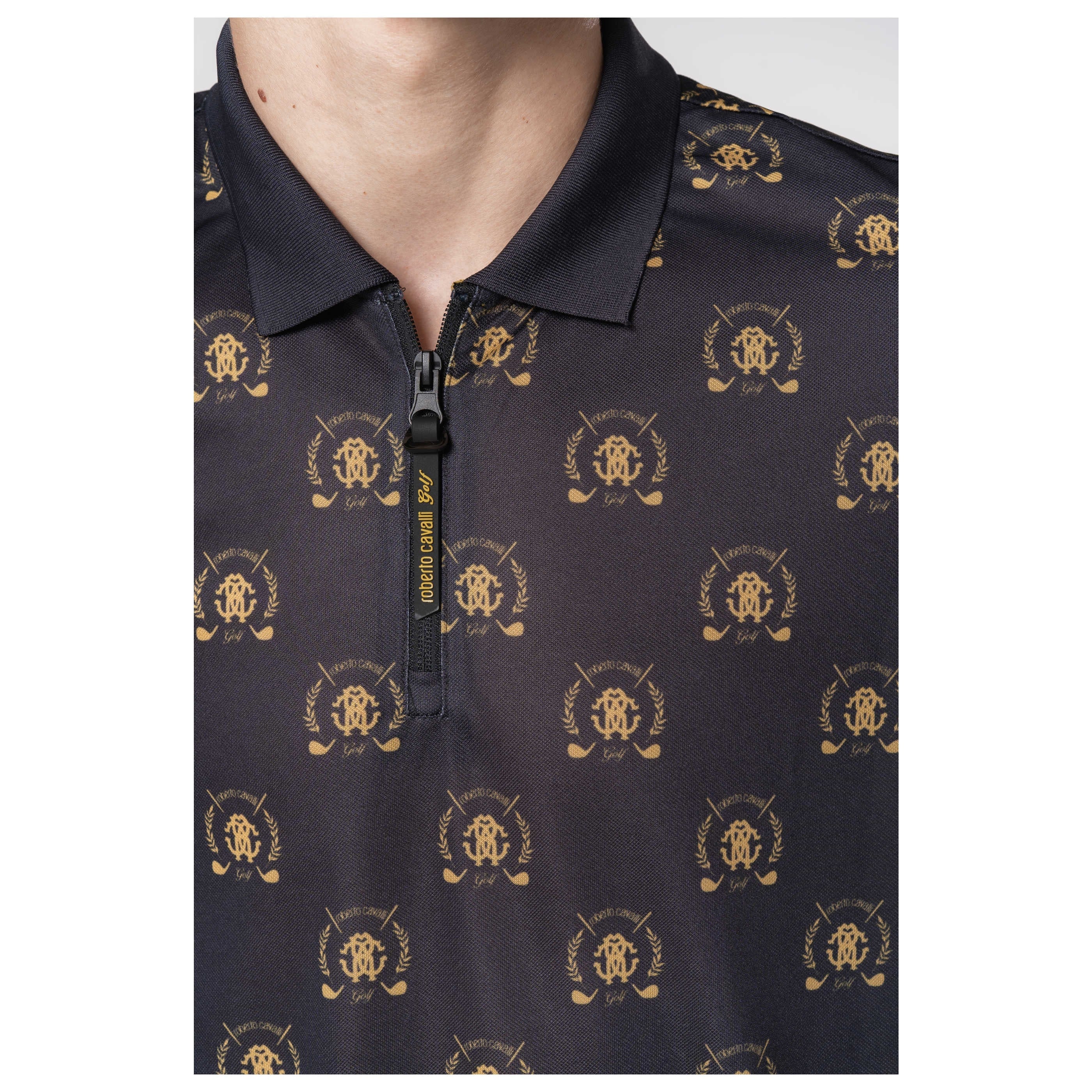 Roberto Cavalli Golf Men's Ergonomic Polo