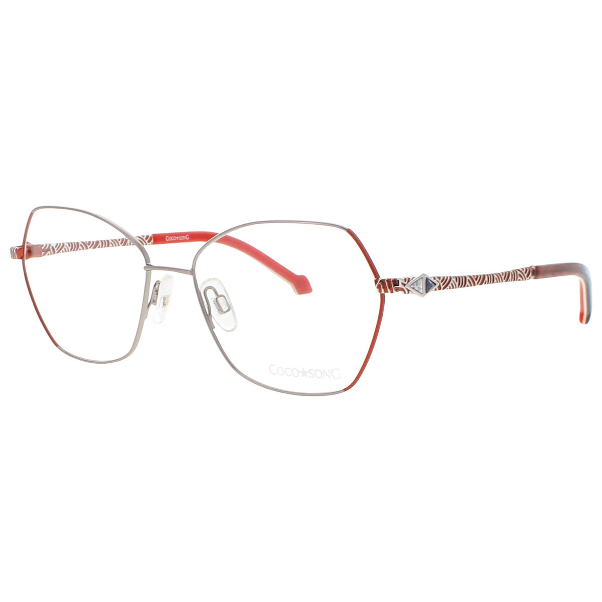 Coco Song Women's Eyeglasses CS-BROKEN-WINGS-CV187-04-09
