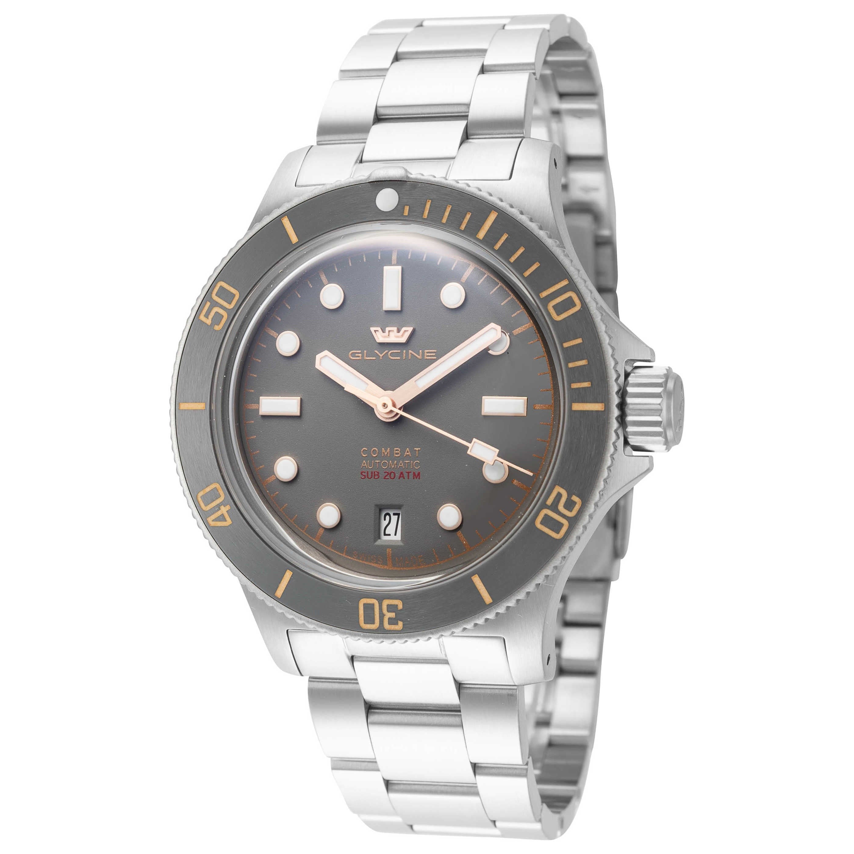 Glycine Combat Sub Box Ceramic Men's Watch GL0525