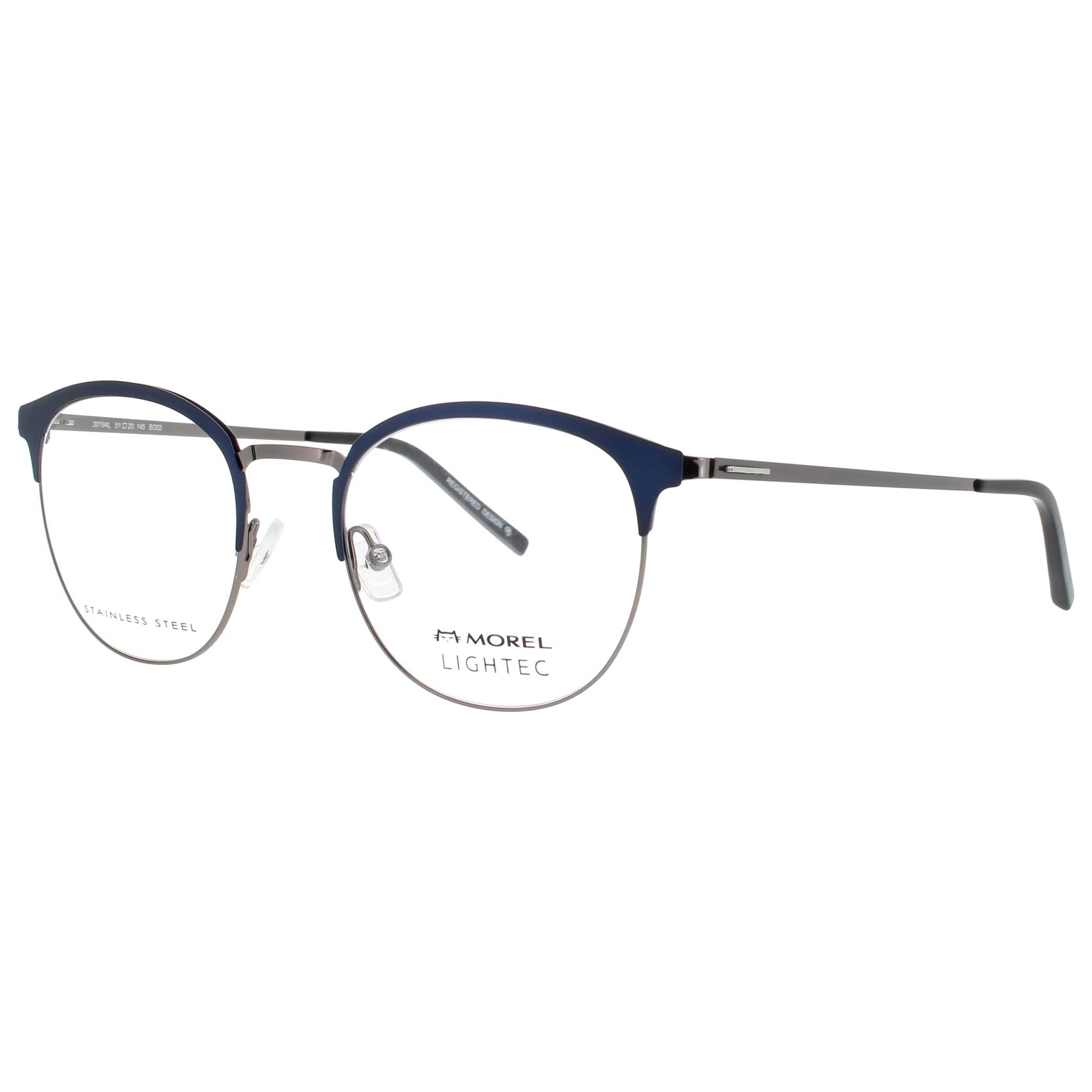 Lightec Men's Eyeglasses LIGHTEC-MOREL-30194L-BG02-51
