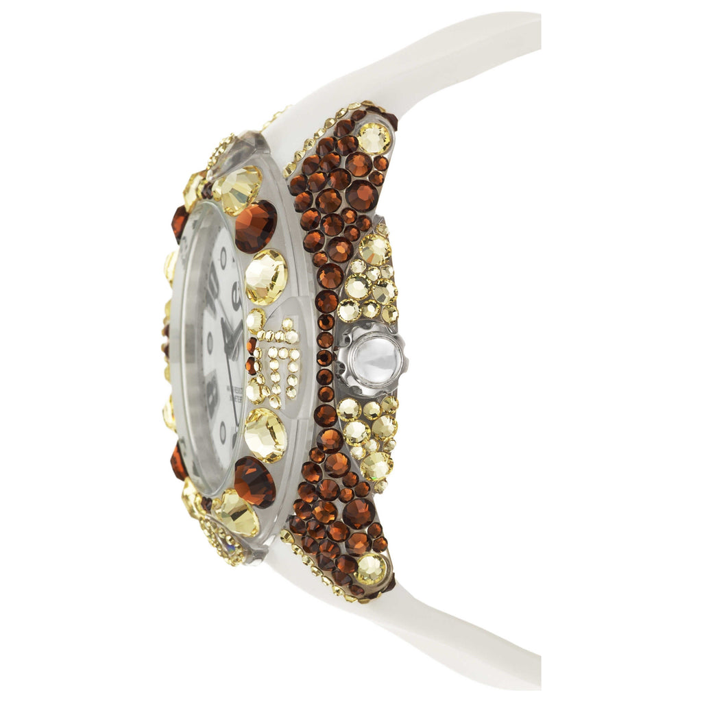 Tendence Rainbow Crystal Art Women's Watch 02013101