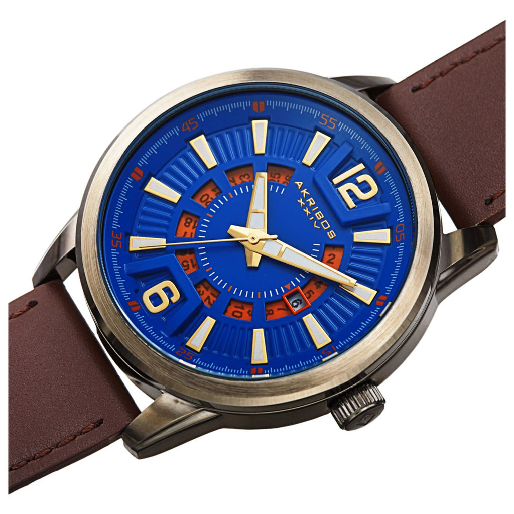 Akribos Xxiv Men's Watch AK1079BUBR