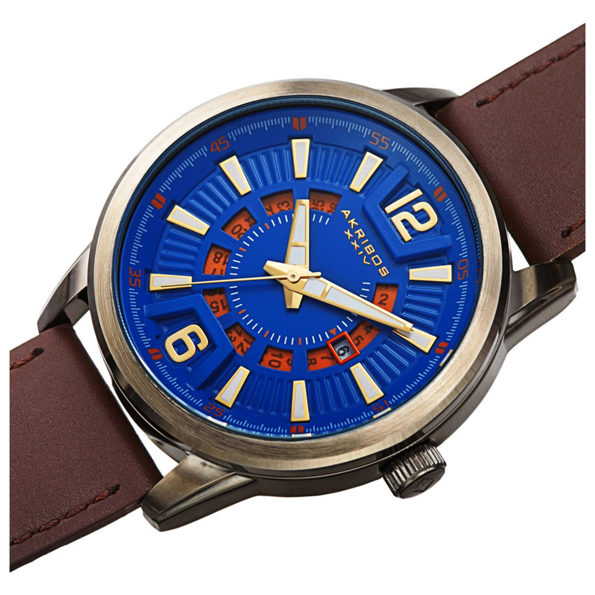 Akribos Xxiv Men's Watch AK1079BUBR