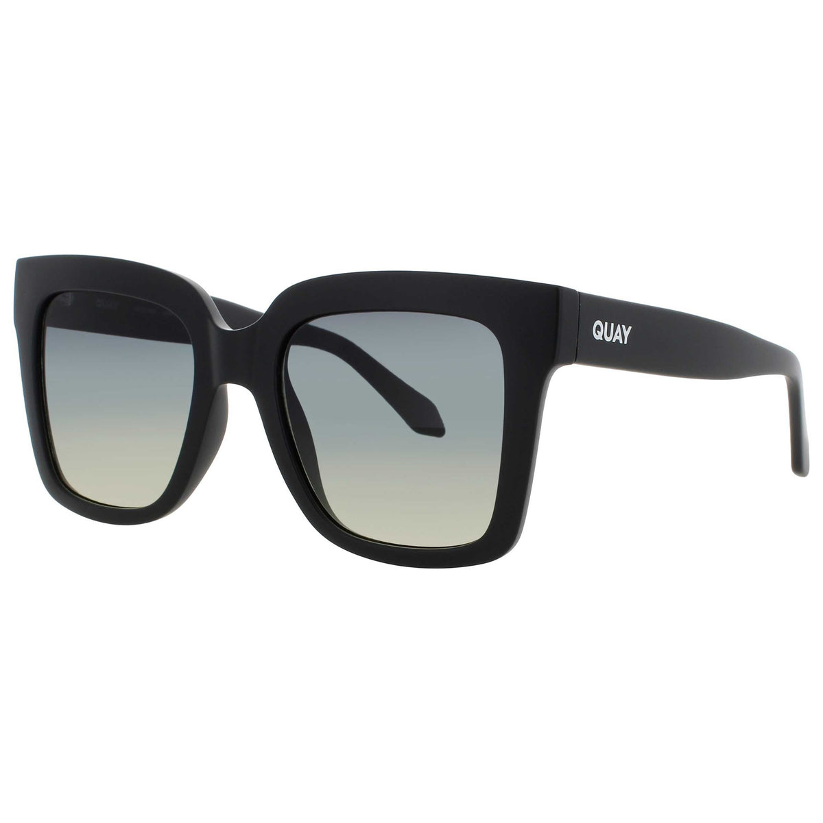 Quay Women's Sunglasses QUAY-QU-000602-MTBLK-SMKGRN