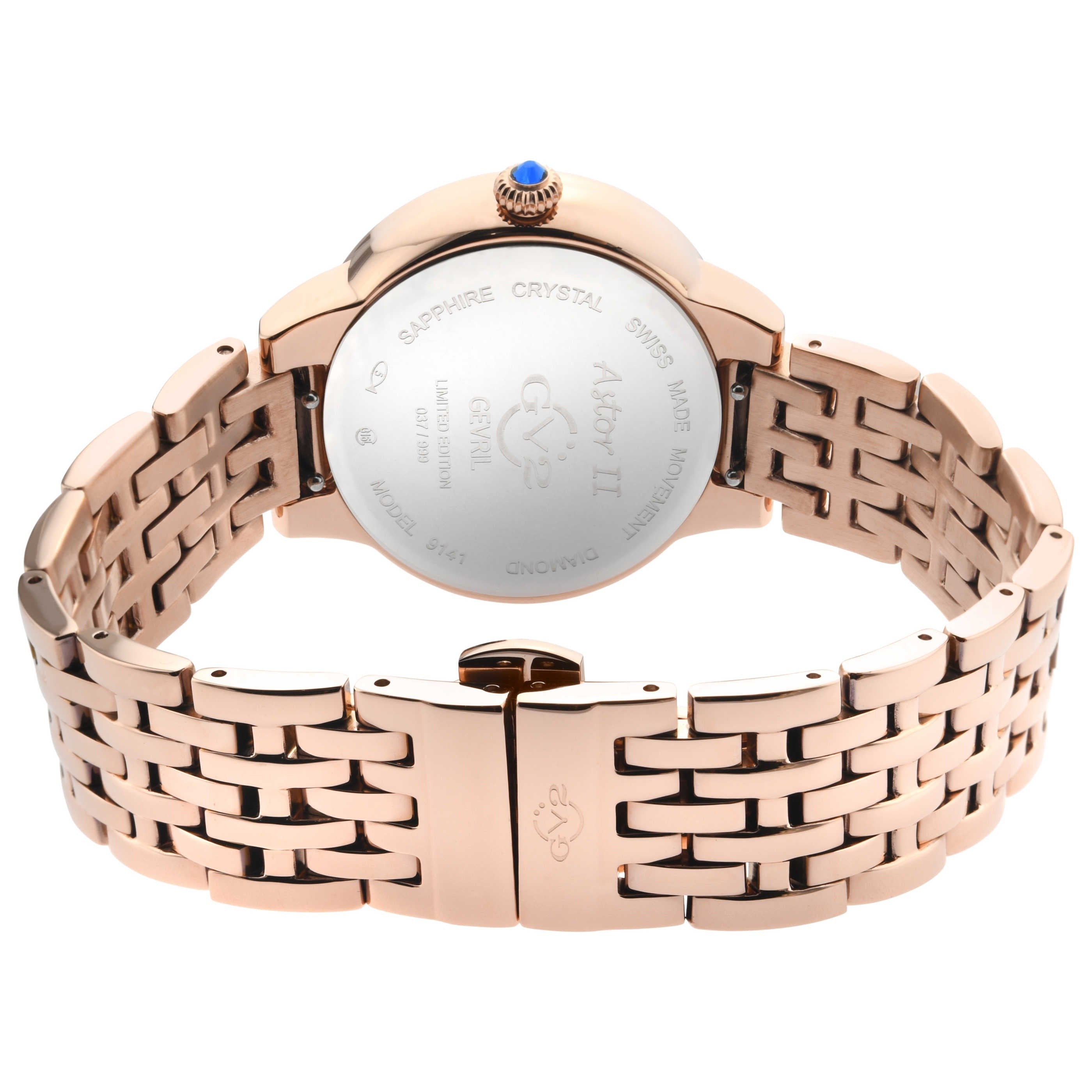 GV2 by Gevril Astor II Women's Watch 9141