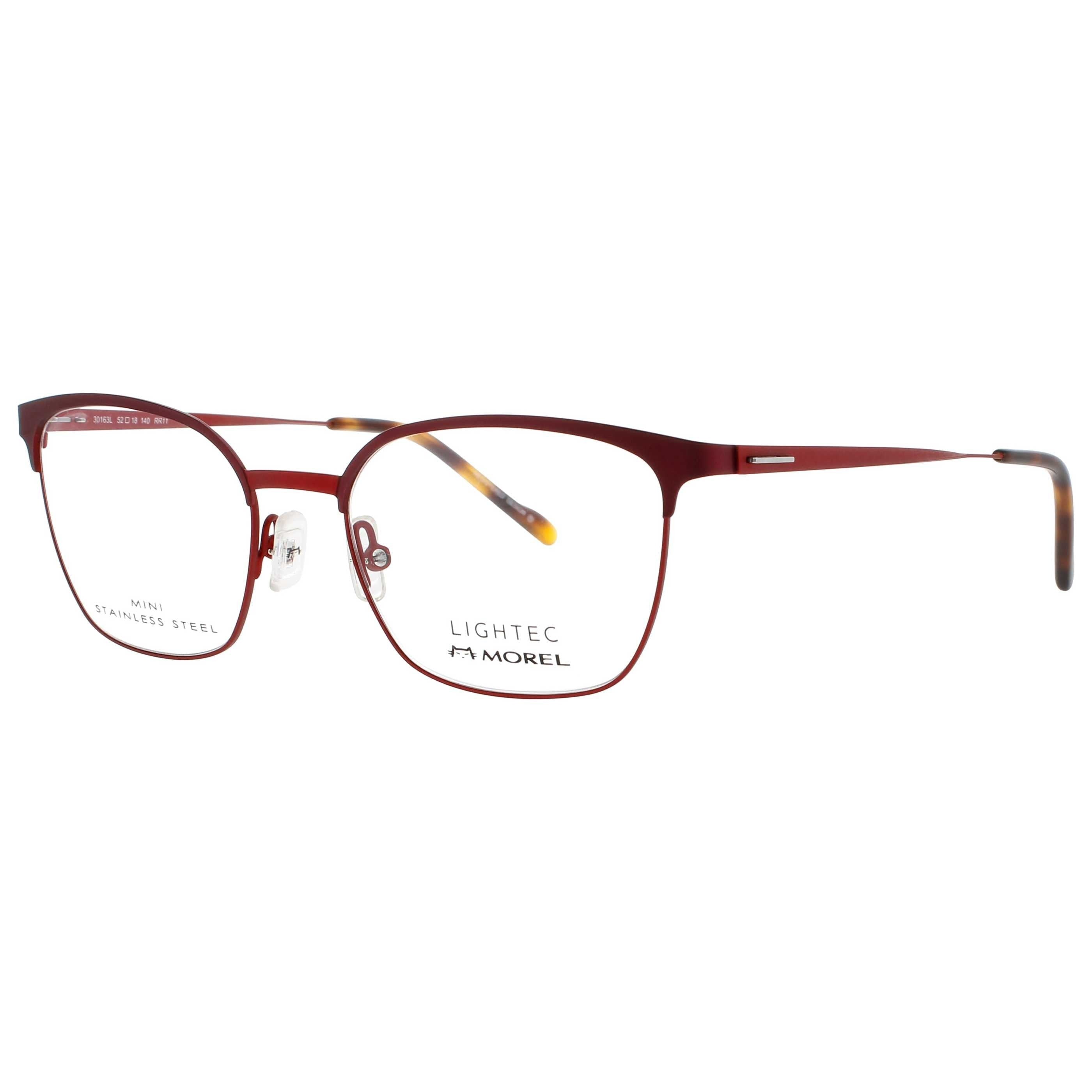 Lightec Men's Eyeglasses LIGHTEC-MOREL-30163L-RR11-52
