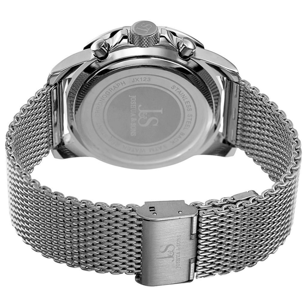 Joshua & Sons Men's Quartz Watch JX123SSBK