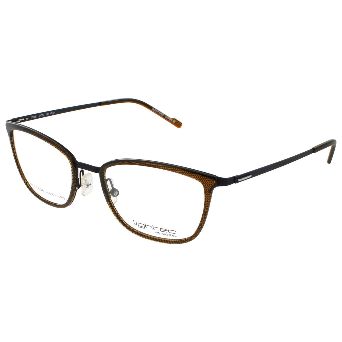 Lightec Men's Eyeglasses LIGHTEC-MOREL-30055L-MN04-51