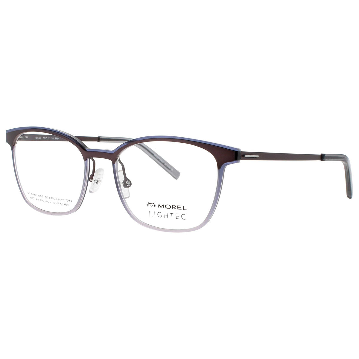 Lightec Men's Eyeglasses LIGHTEC-MOREL-30140L-PP04-51