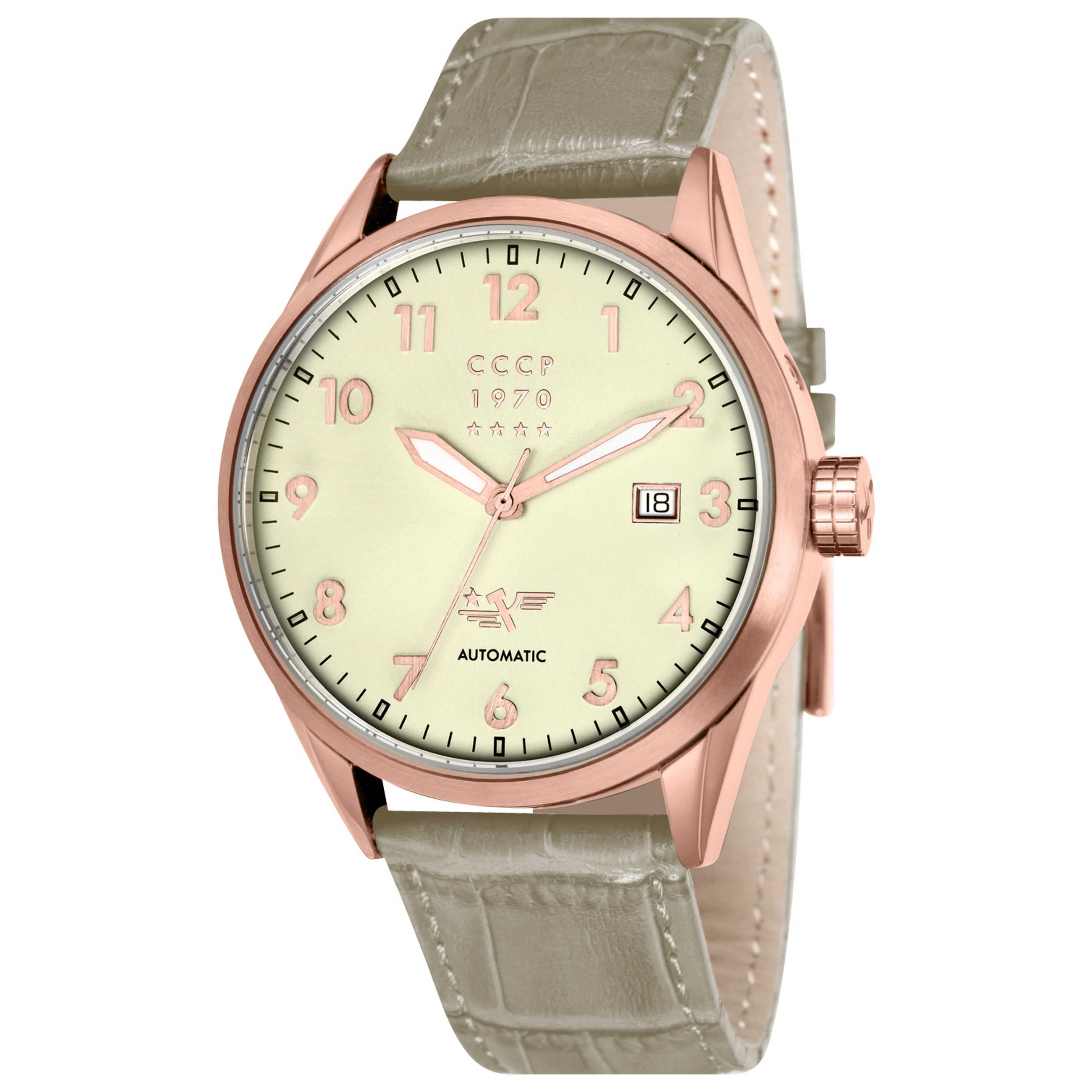 CCCP Golden Soviet Submarine Men's Watch CP-7015-07