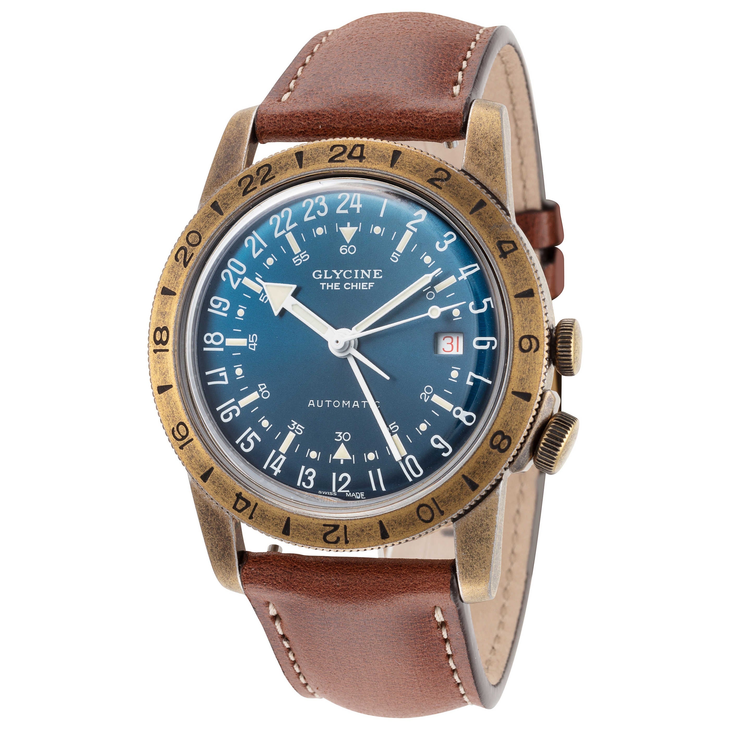 Glycine Airman The Chief GMT Men's Watch GL0308