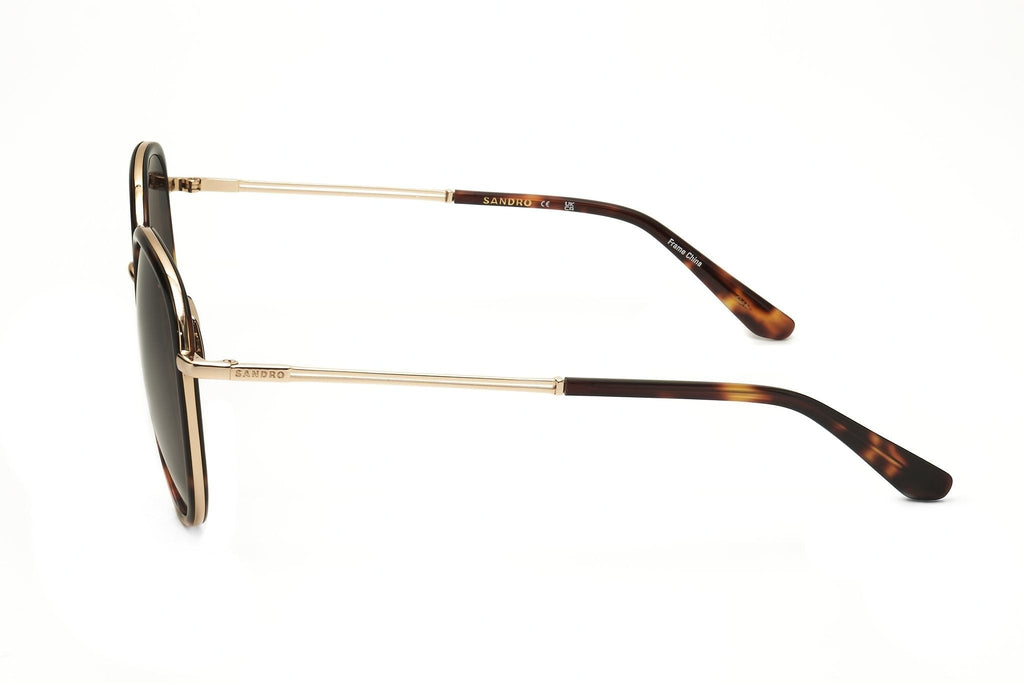 Sandro stainless steel Sunglasses for woman in havana