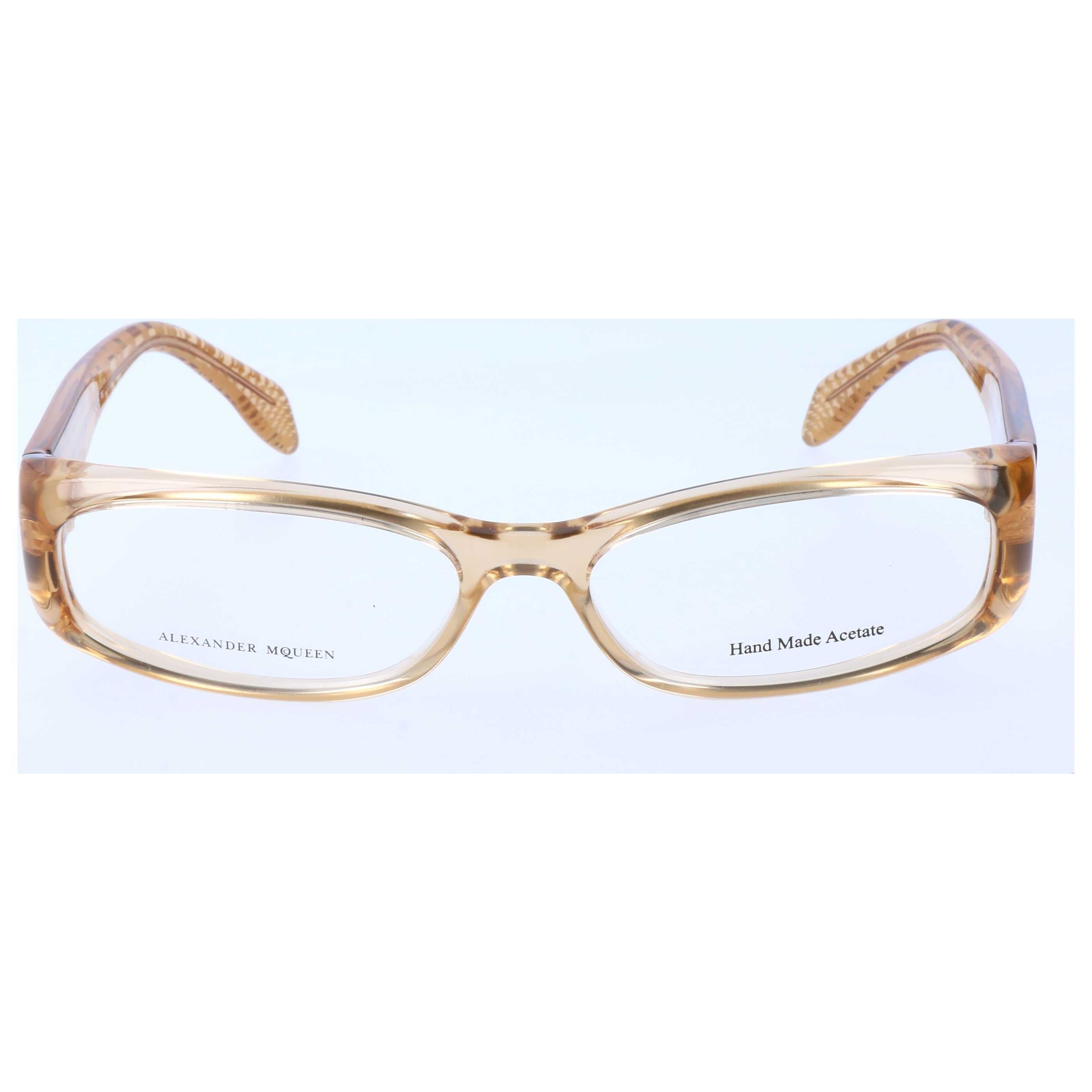 Alexander McQueen Women's Eyeglasses AMQ-4150-HAM-53