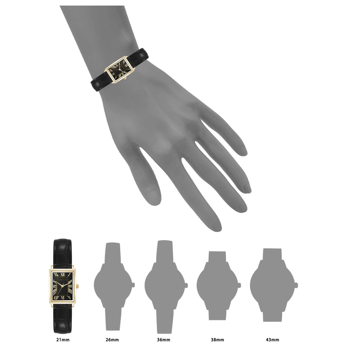 Anne Klein Women's Watch AK-5090GPBK