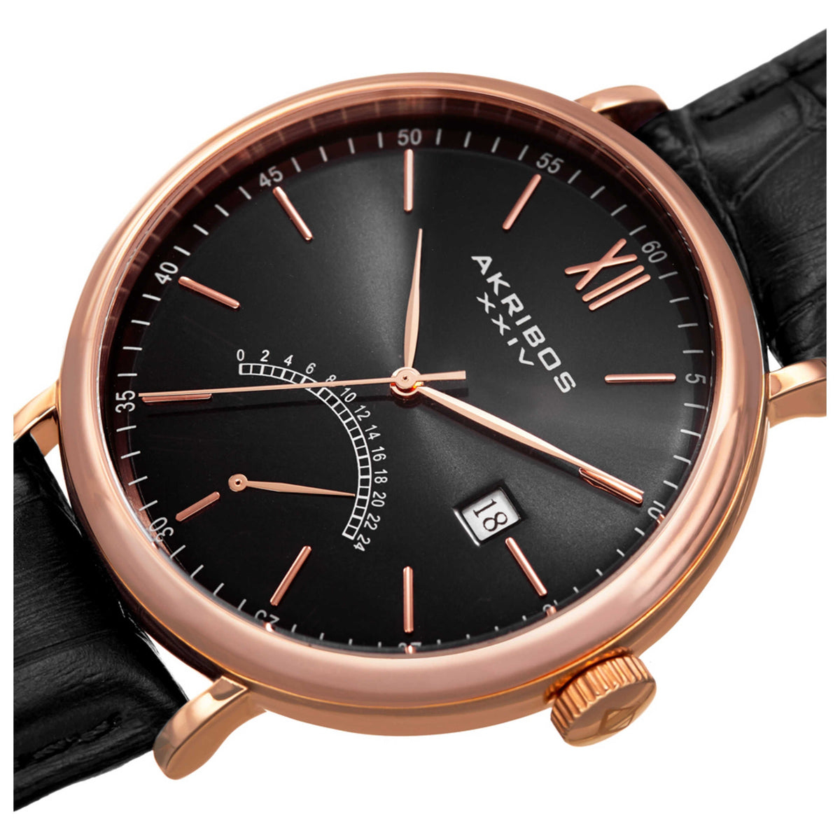 Akribos Xxiv Men's Watch AK845RGBK