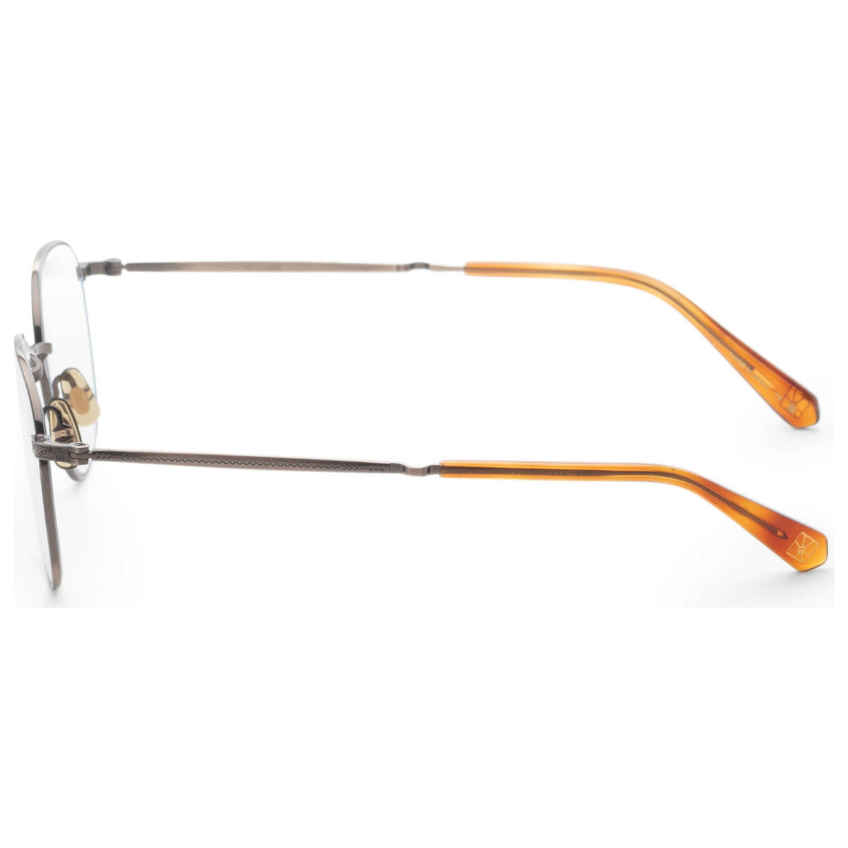 Garrett Leight GRIFFITH III C Unisex Eyeglasses ML3035-51-ATG-SAFT