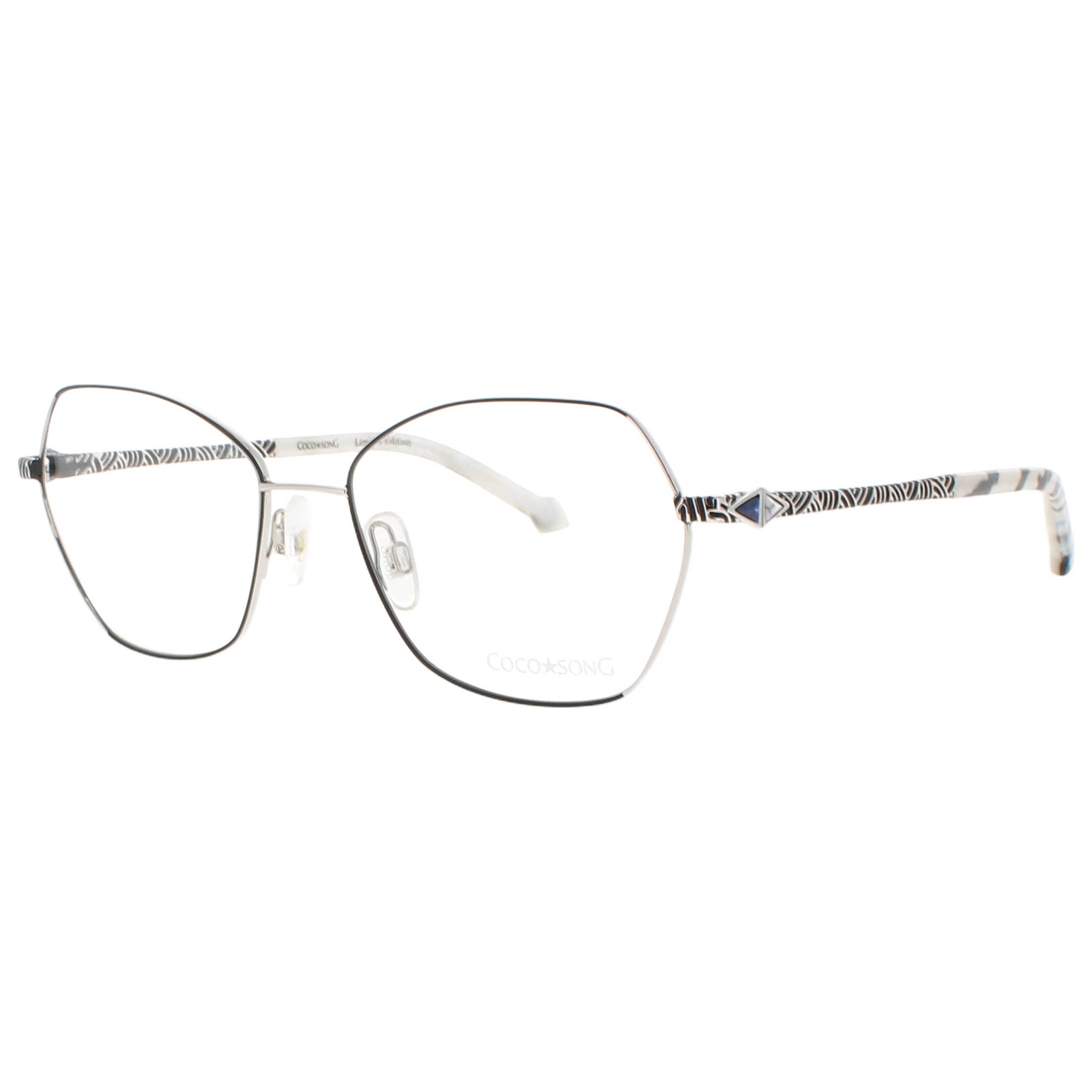 Coco Song Women's Eyeglasses CS-BROKEN-WINGS-CV187-01-09