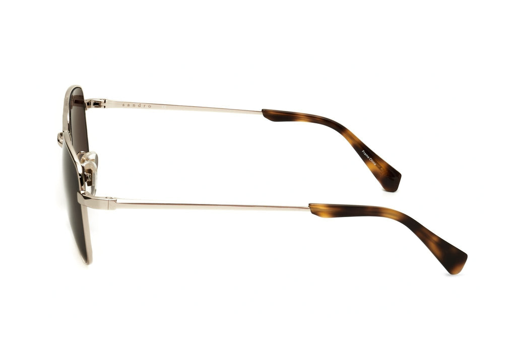 Sandro stainless steel Sunglasses for man in black