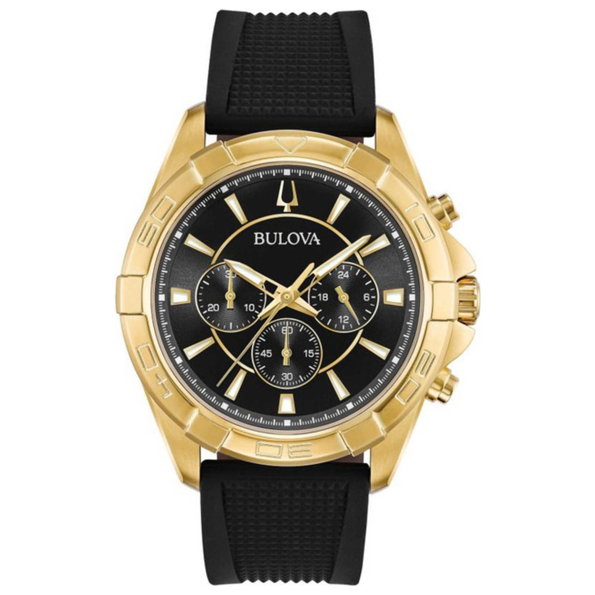 Bulova Gold Tone Men's Watch 97A137