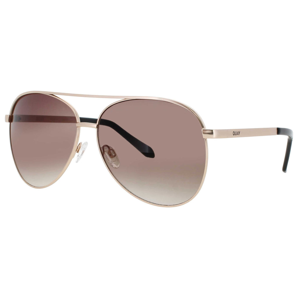 Quay Women's Sunglasses QUAY-QC-000098-GLD-BRN