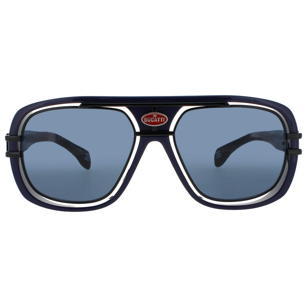 Bugatti Men's Sunglasses BUGATTI-07-DK-BLU-BK