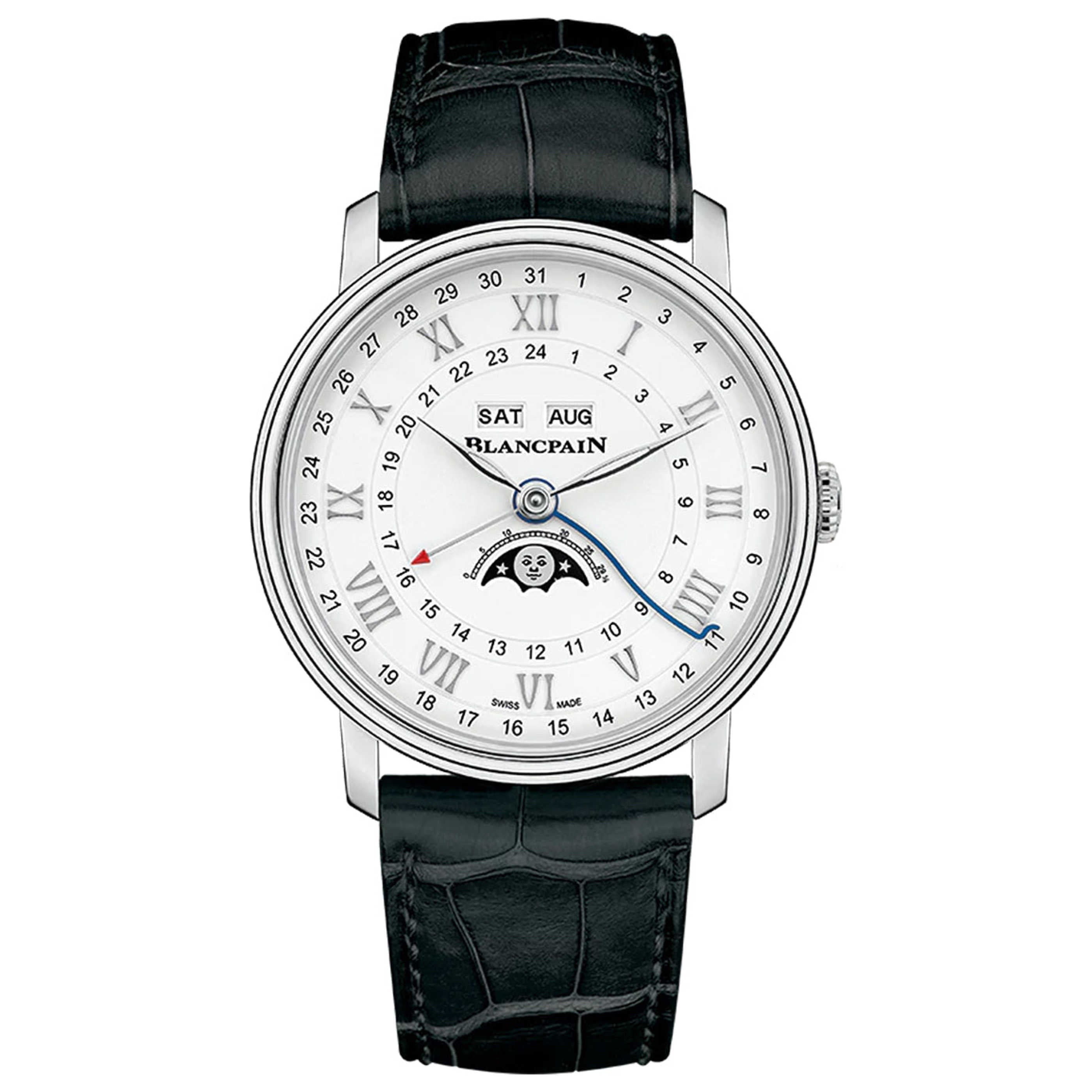 Blancpain Villeret Quantieme Complet Men's Watch 6676-1127-55B