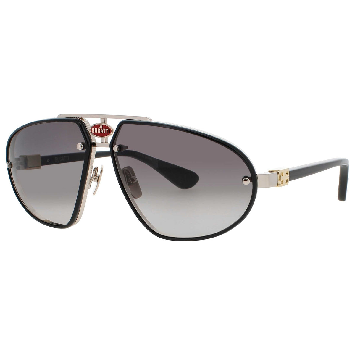 Bugatti Men's Sunglasses BUGATTI-10-BK-WG