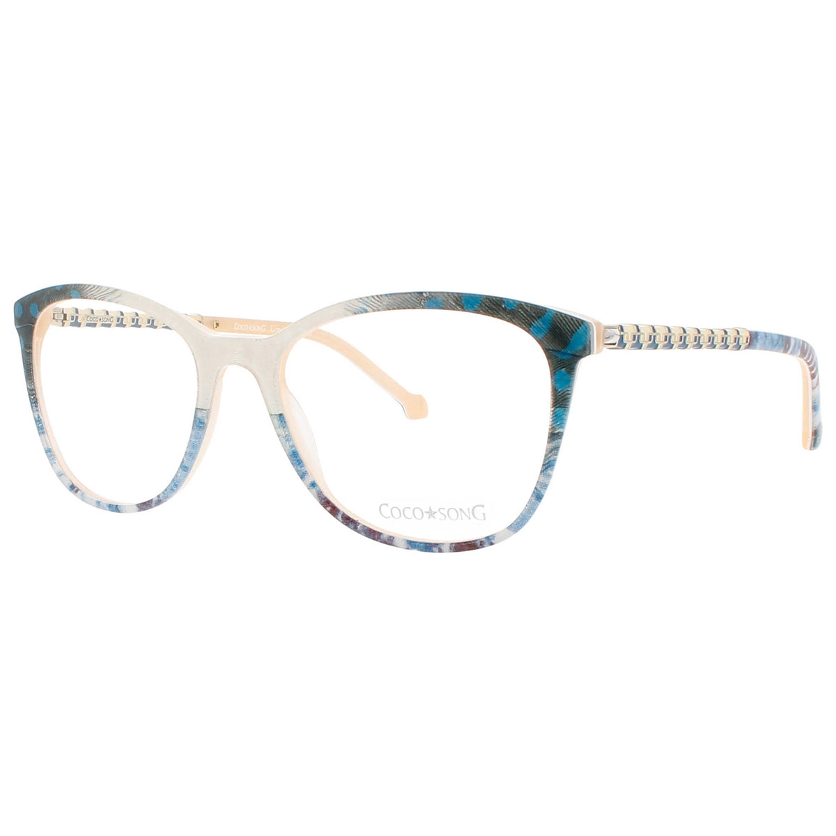 Coco Song Women's Eyeglasses CS-YORK-BLUES-CV243-03-09
