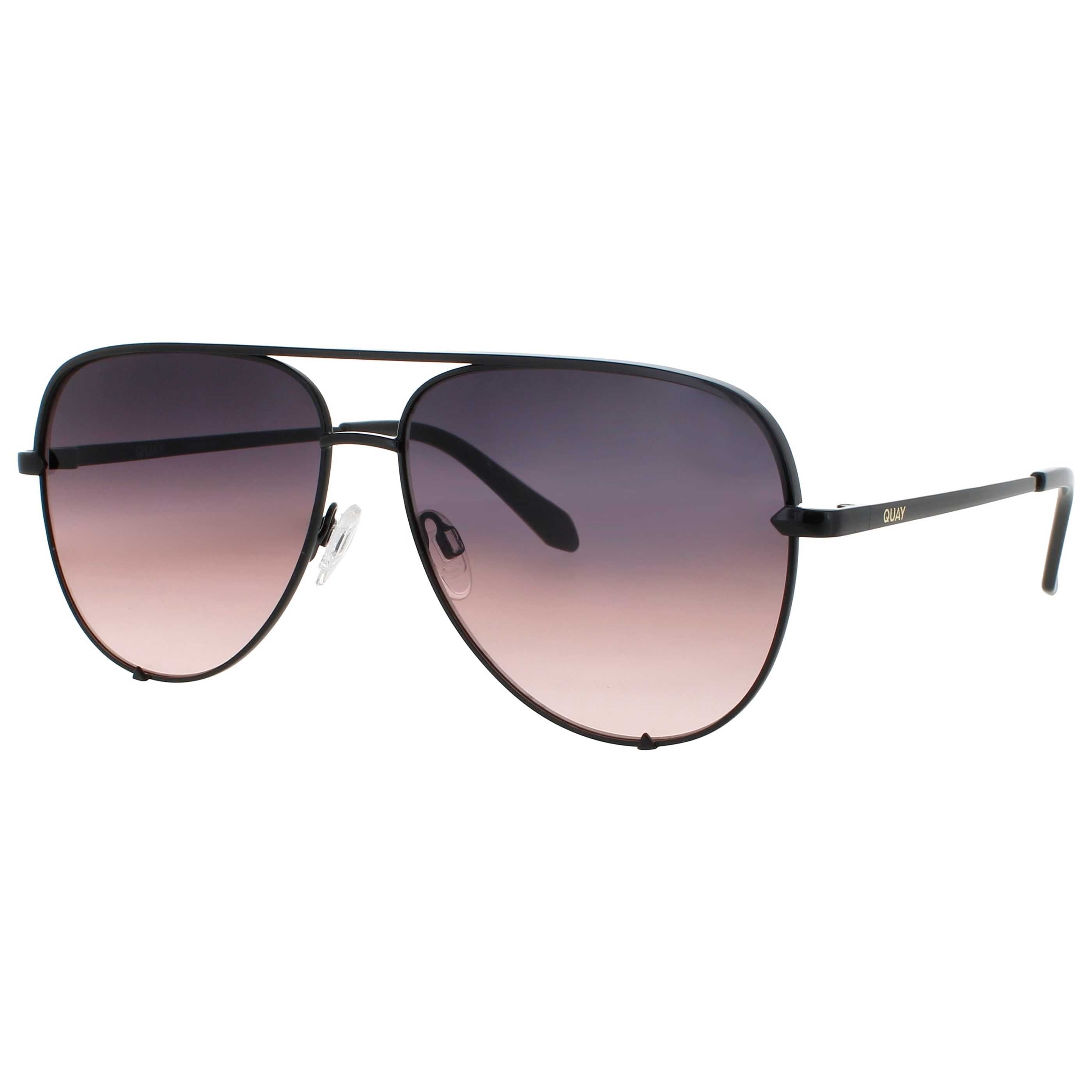 Quay Unisex Sunglasses QUAY-NO-NS-2575-BLK-BPLPK