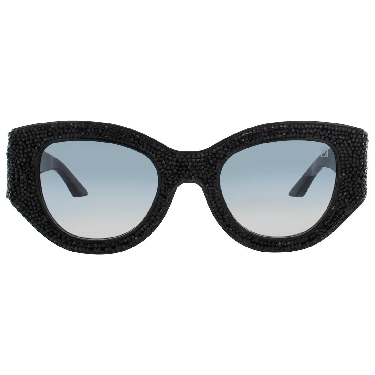 Anna-Karin Karlsson Women's Sunglasses AKK-LUCKY-GOES-TO-VEGAS-BLACK-CRYSTAL